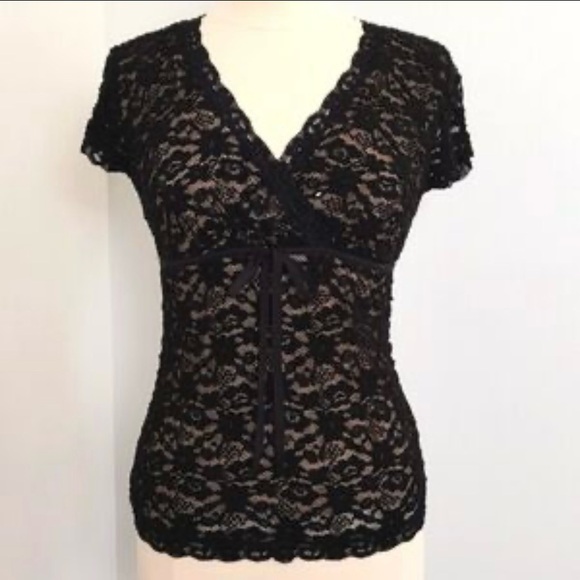 Ann Taylor Beaded Lace Top - Picture 6 of 6